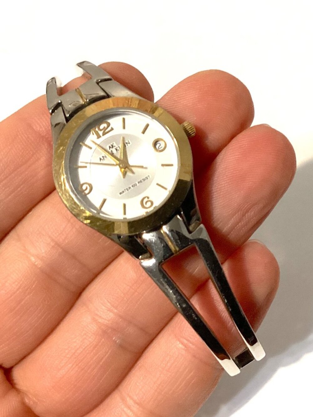 Anne Klein Vintage Watch, Women's Vintage WORKS Gold and Silver Two Tone